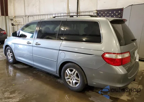 2007 Honda Odyssey Exl z USA, uszkodzony, nr VIN 5FNRL38627B007553